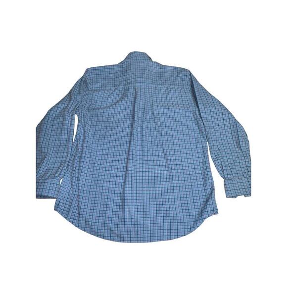 Cutter & Buck Men’s Shirt Button Down Long Sleeve Blue Plaid Large Casual preppy - Picture 2 of 7